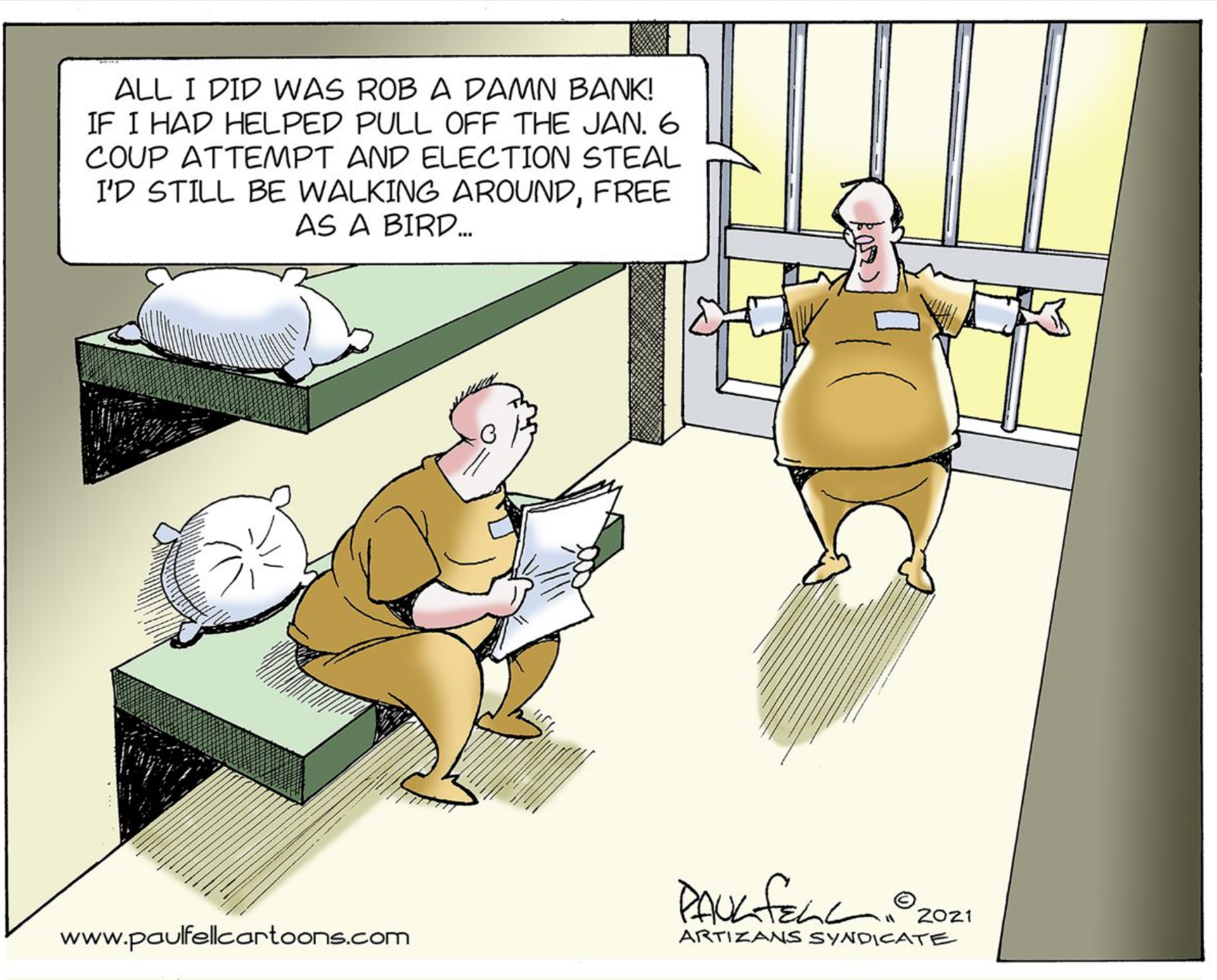 all I did was rob a bank