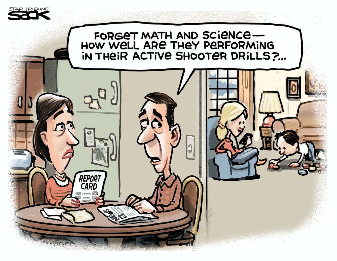 are they performing shooter drills