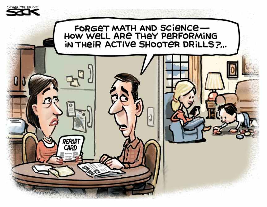 are they performing shooter drills