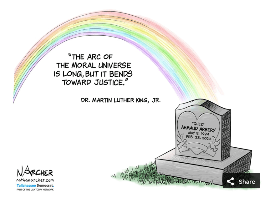 Bends toward justice