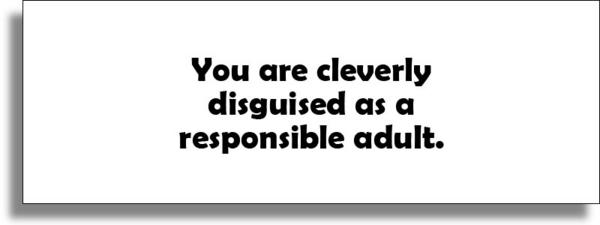 disguised as an adult