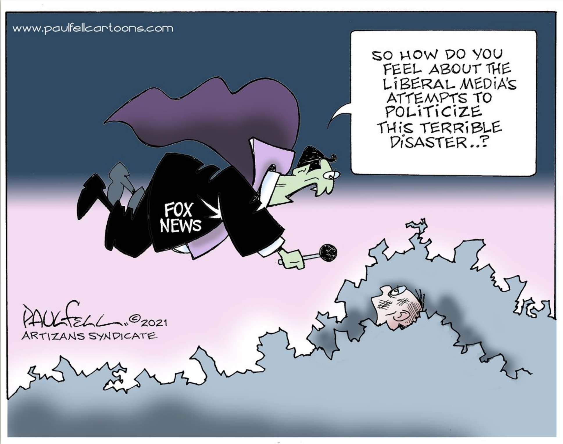 fox news polticize disaster