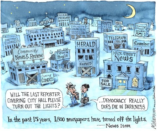 newspapers closing