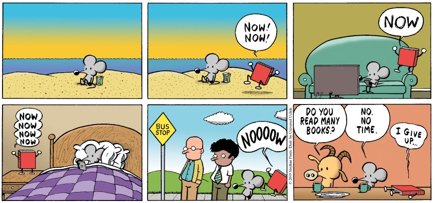 no time to read silly