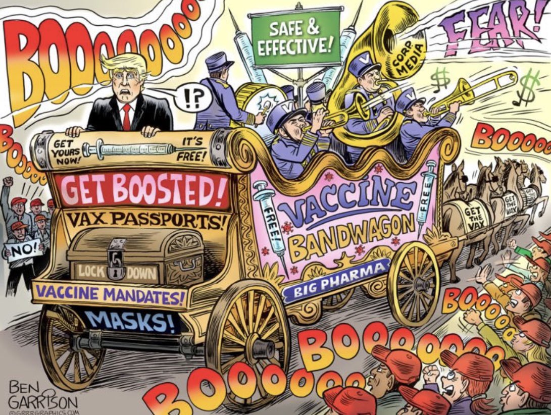 tRump boosted and gets booed