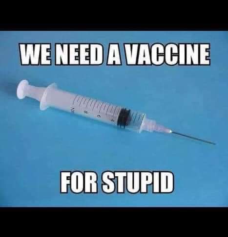 vaccine for stupid