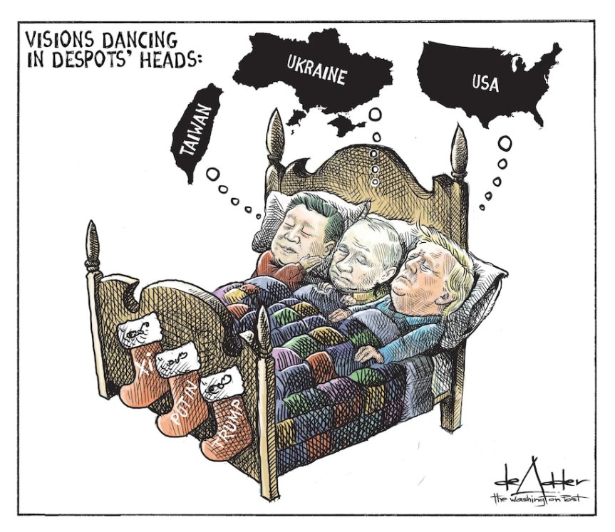 visons in despots heads