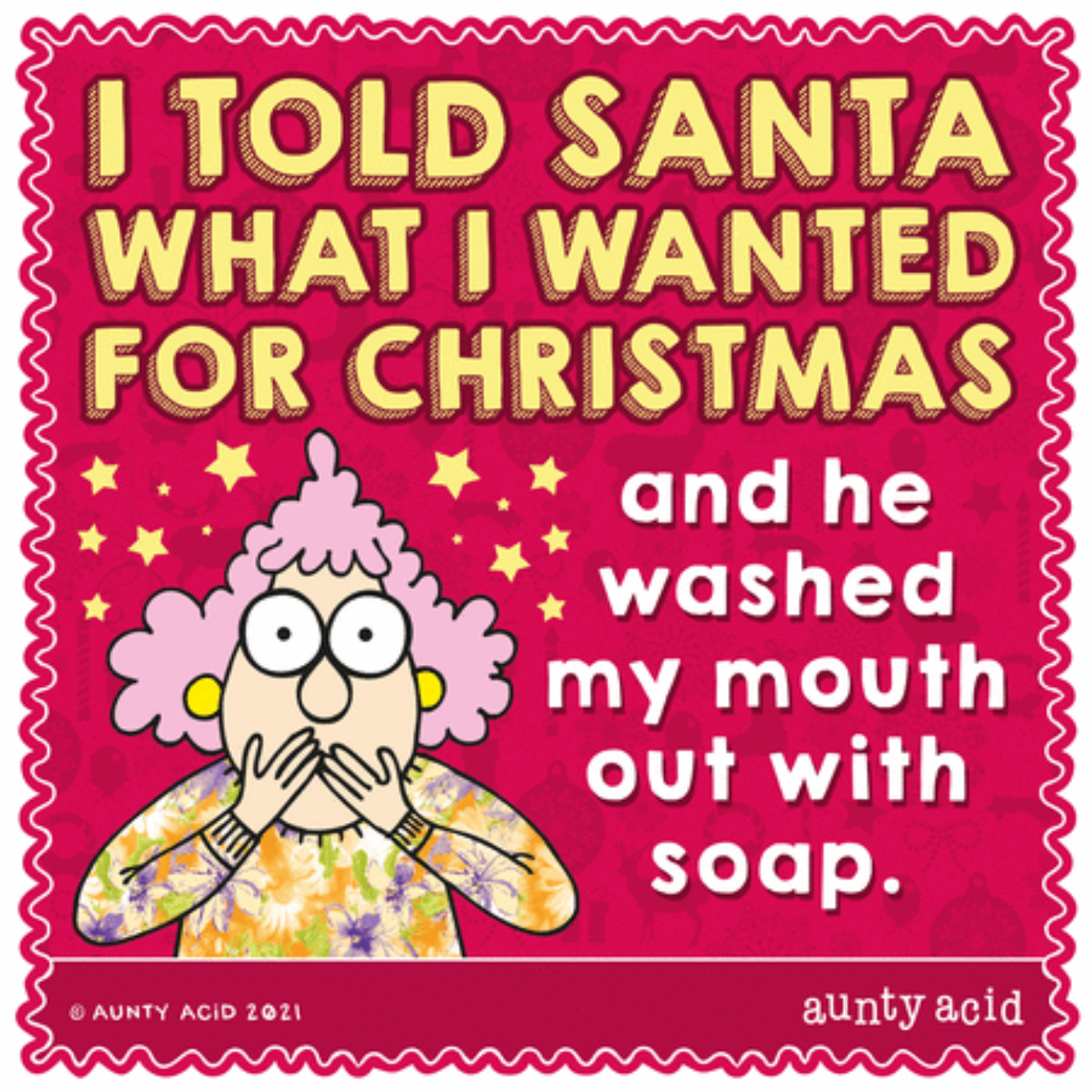 washed my mouth out with soap