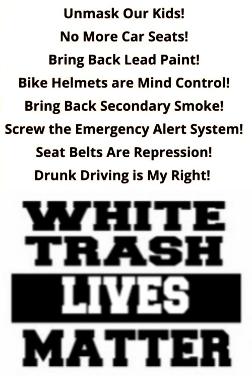 white trash lives matter