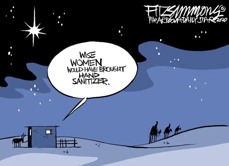 wise women would have brought hand sanitizer