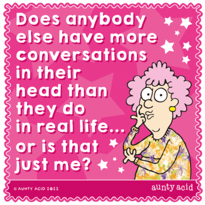 conversation in my head