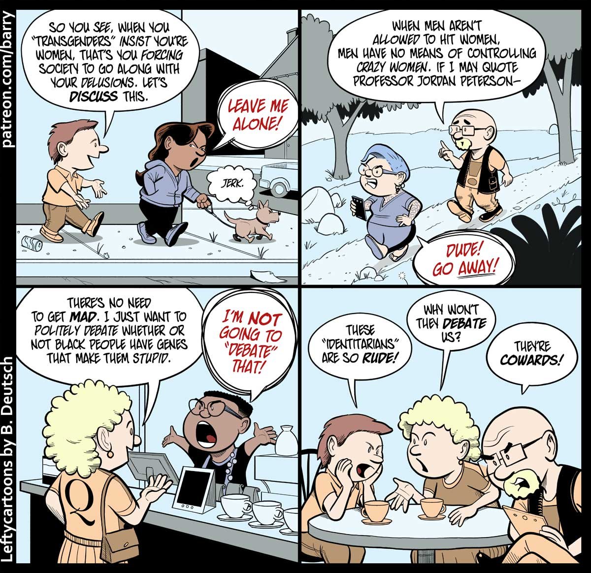 don't want to debate rights