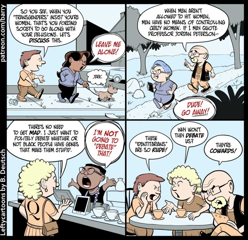 don't want to debate rights