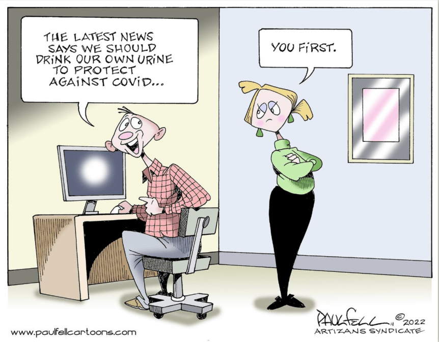 drink urine, you first