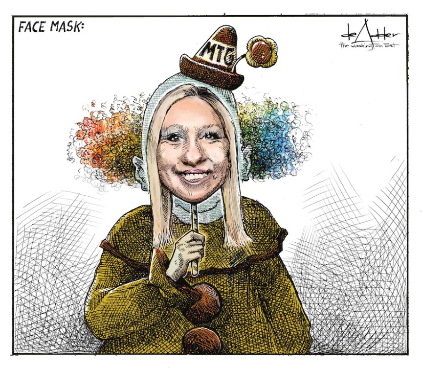 face mask marge greene