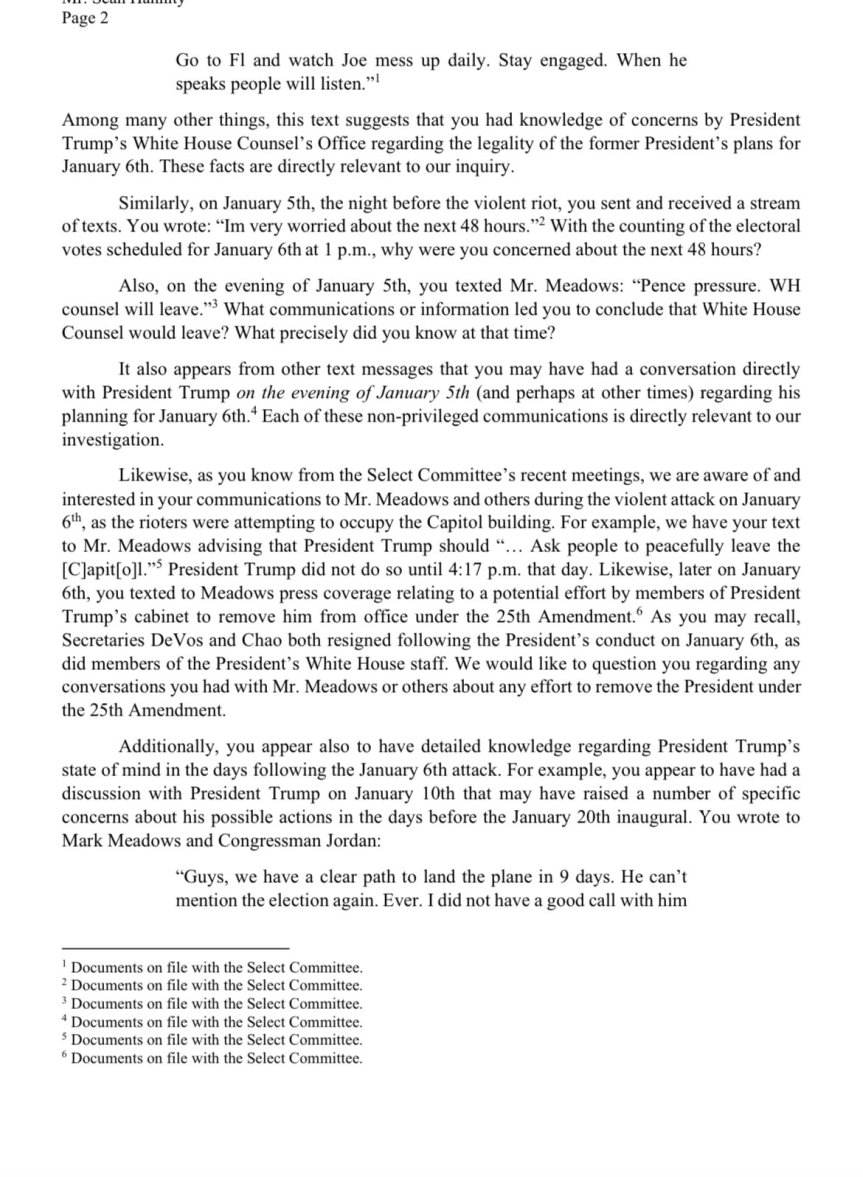 hannity letter page 2