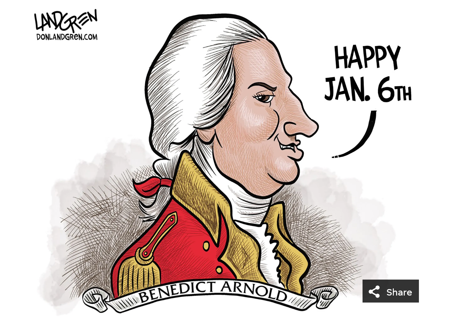 happy jan 6th traitor arnold