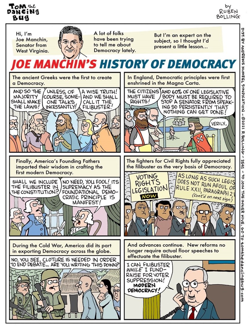 joe manchin history of democracy