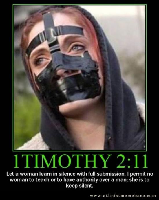let a woman be silent