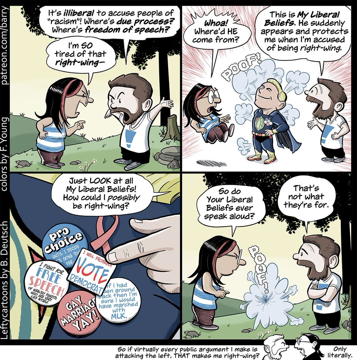 liberal belief shield