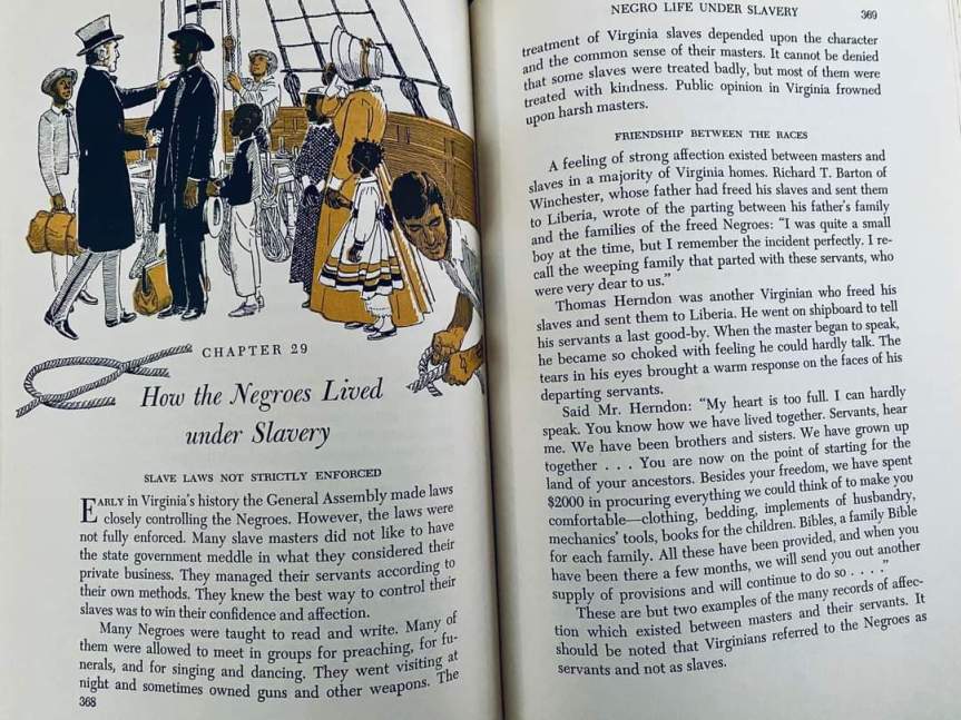 Lies about slavery VA