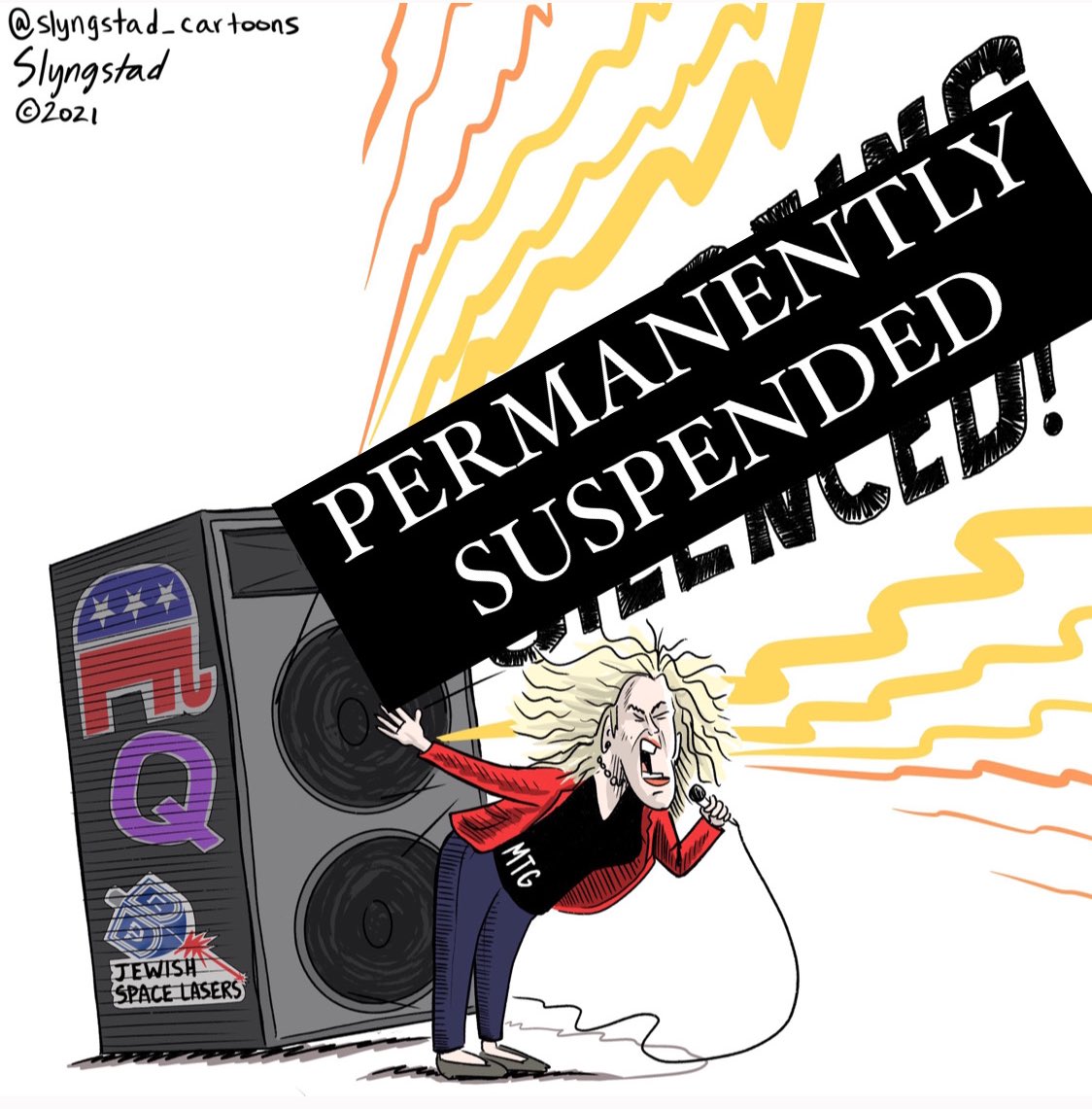 Permanently suspended marge