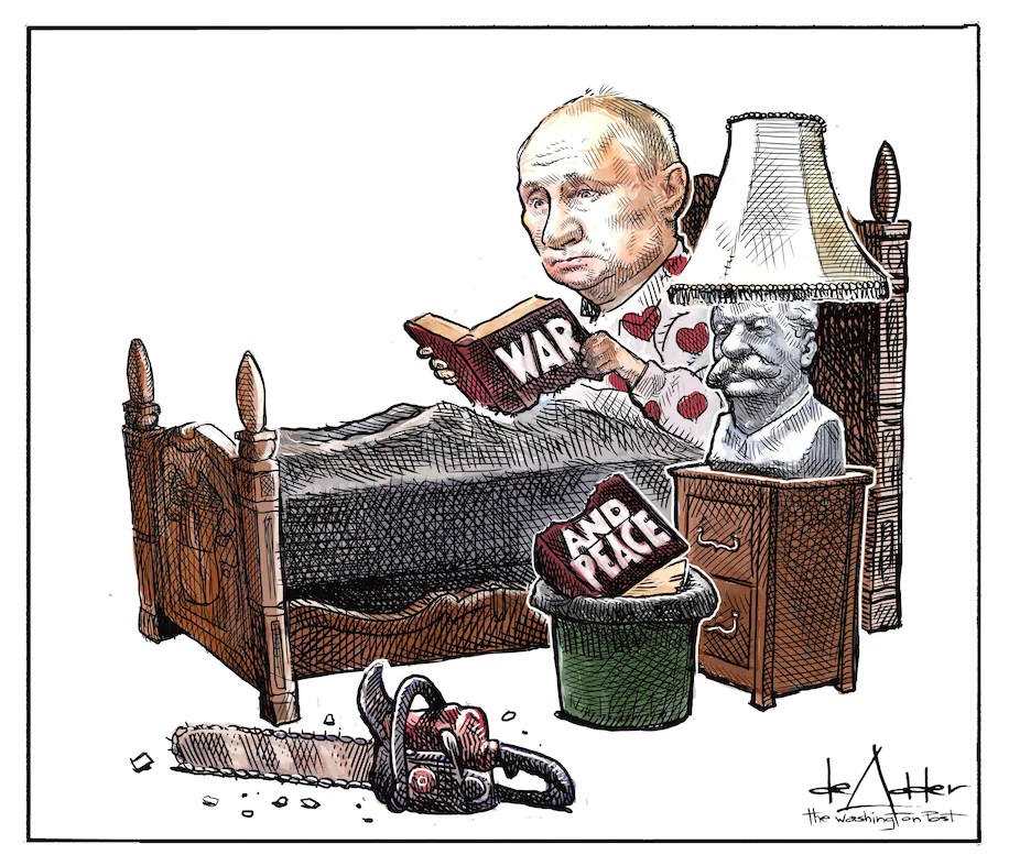 Putin loves him a war