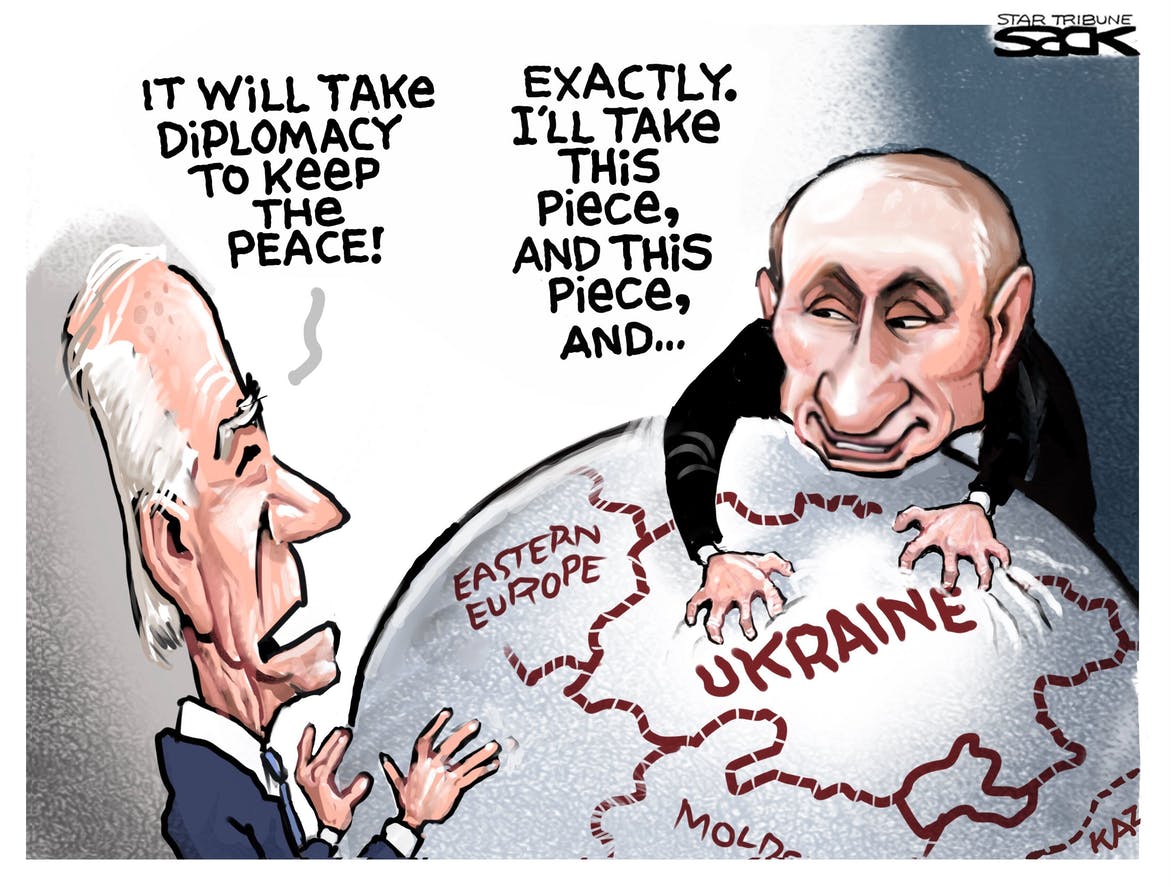 putin taking pieces of the world