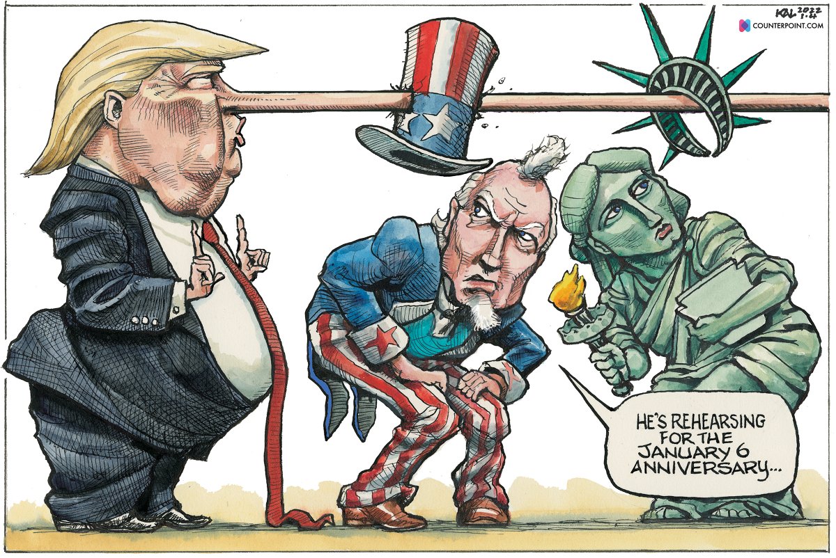 rehearsing for jan 6th tRump