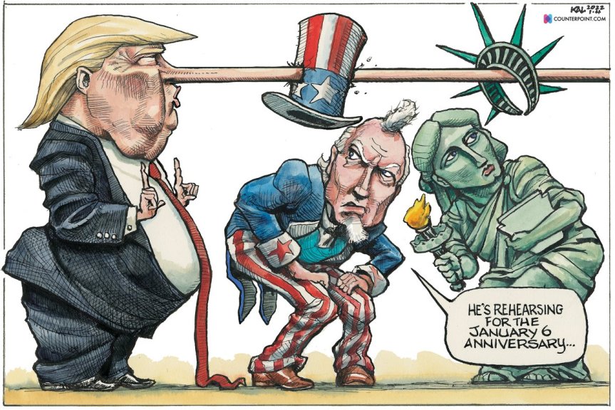 rehearsing for jan 6th tRump