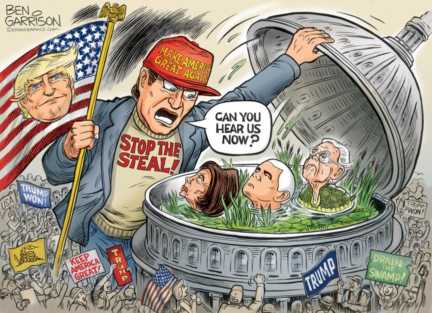 Stop the steal hear us now