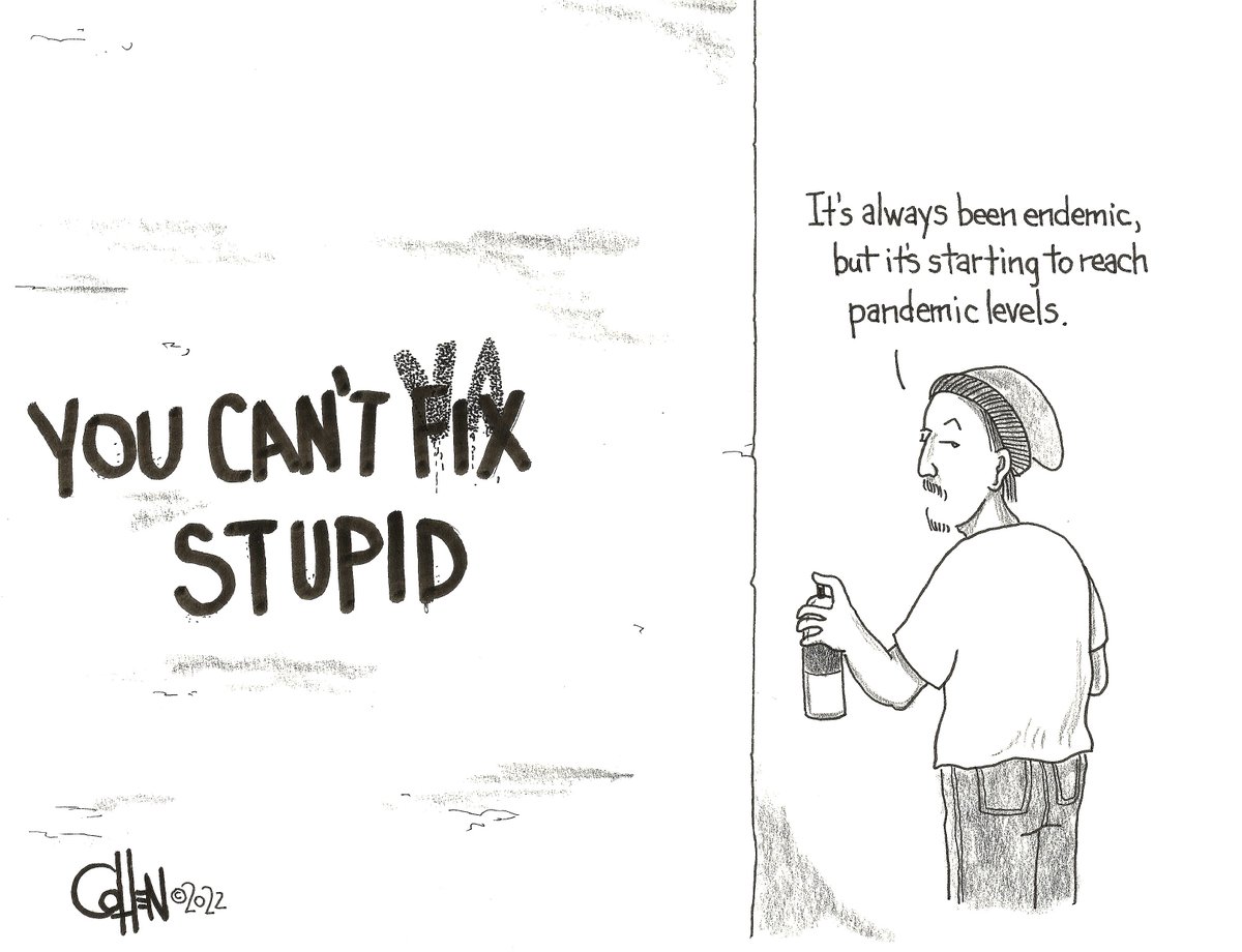 stupid reachingg pandemic levels