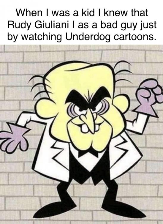 watching underdog cartoons