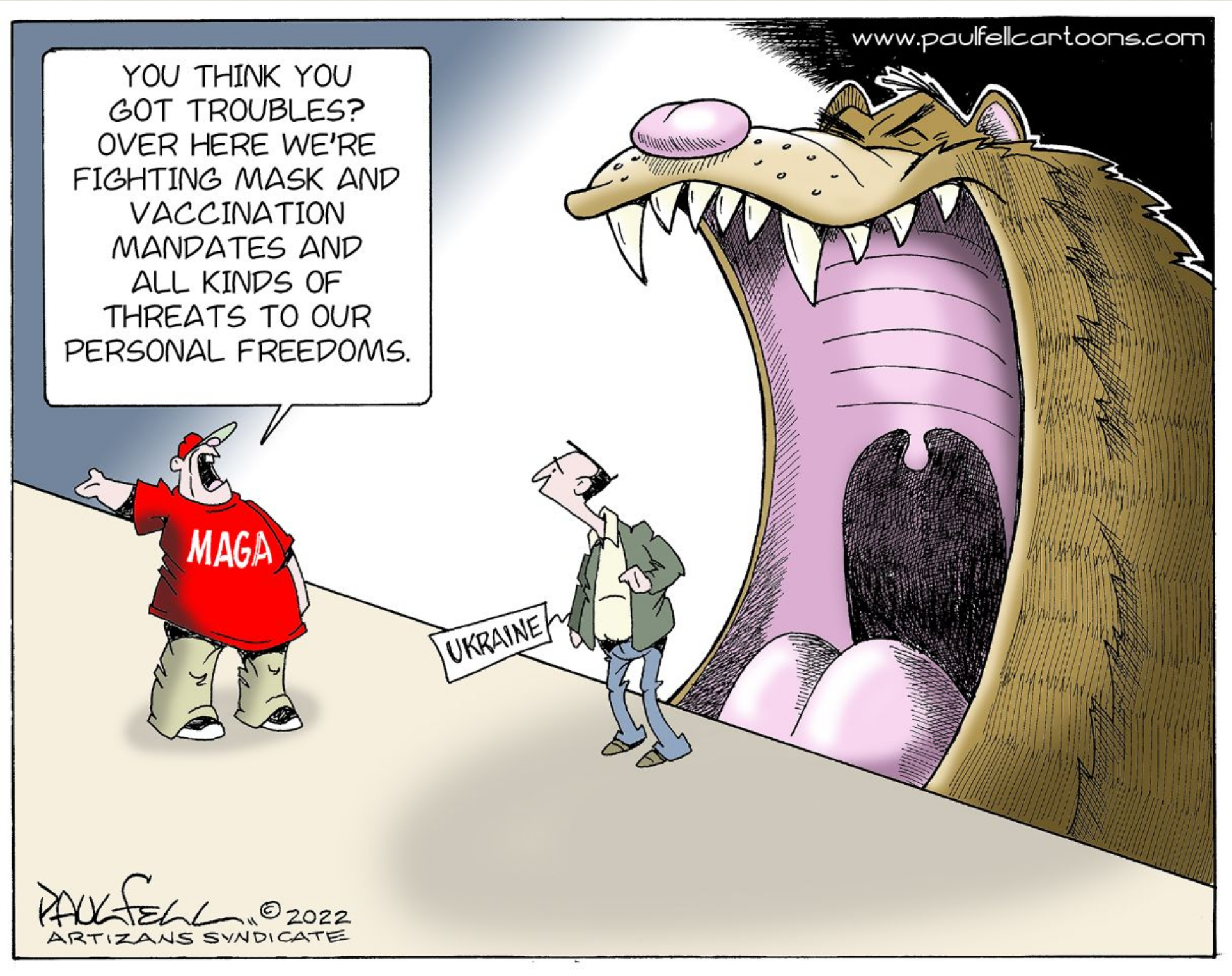 we got real troubles maga