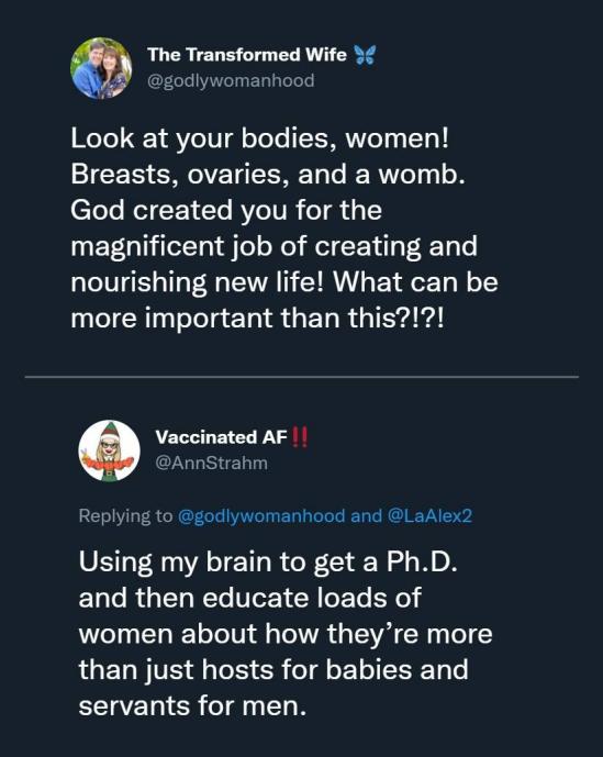 your bodies designed to please men