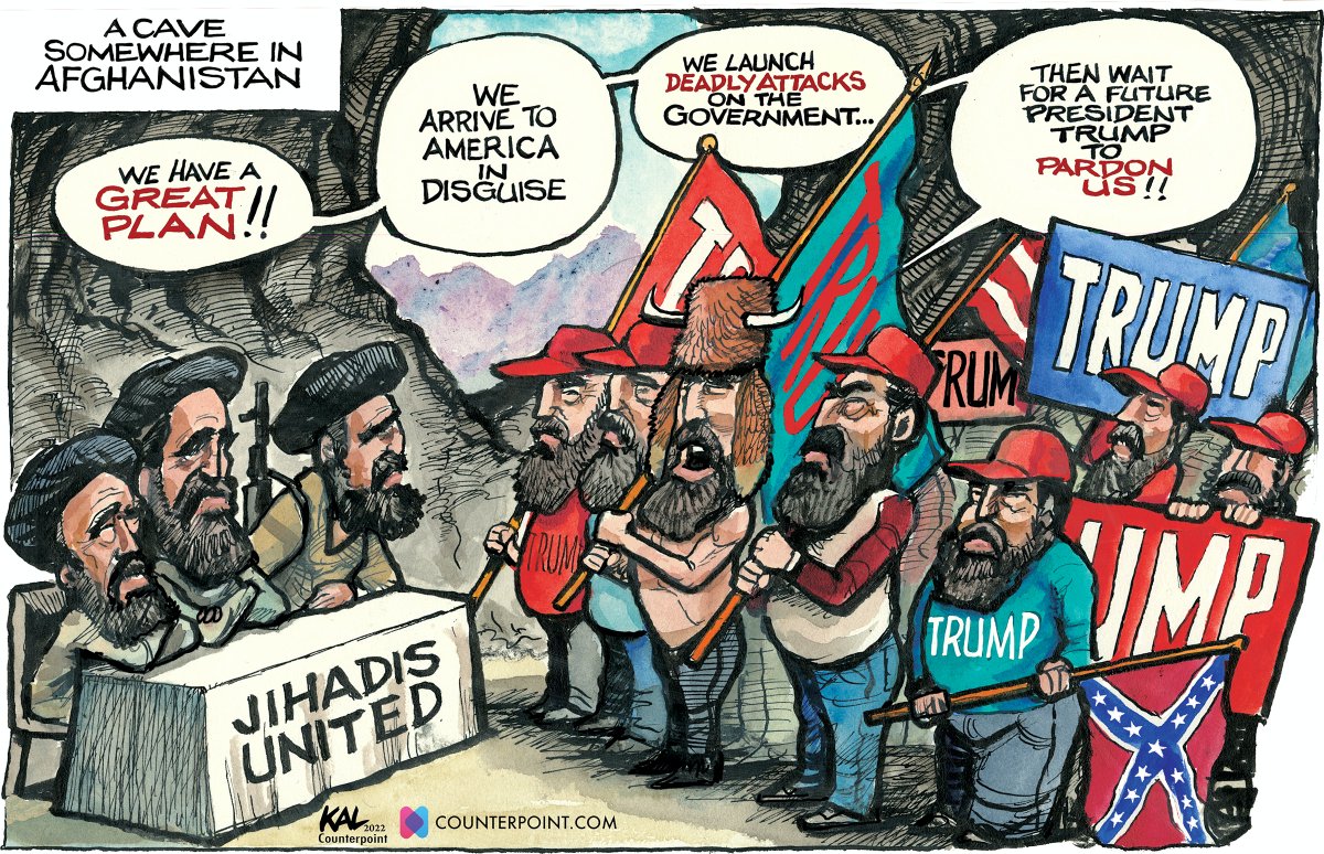 A cave in trump land