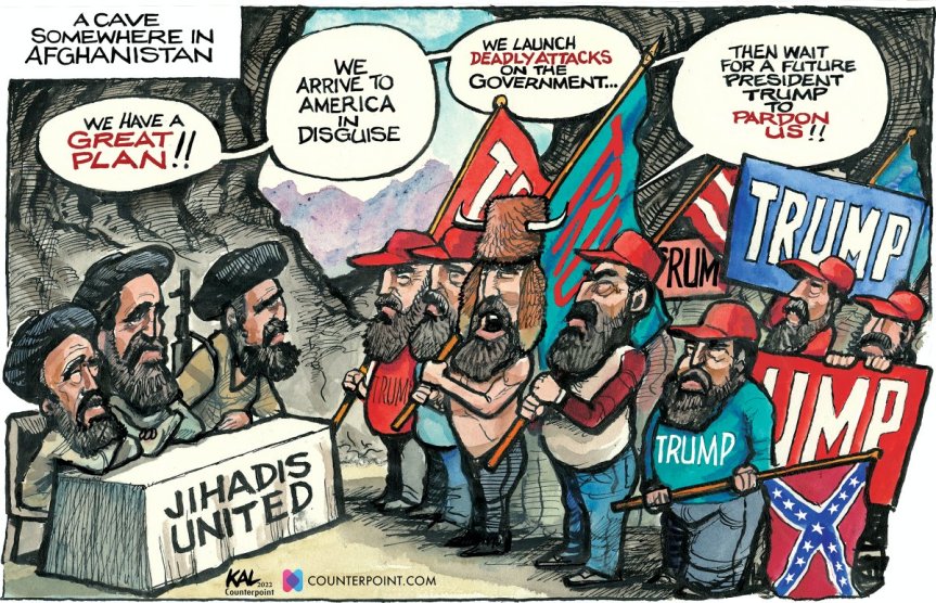 A cave in trump land