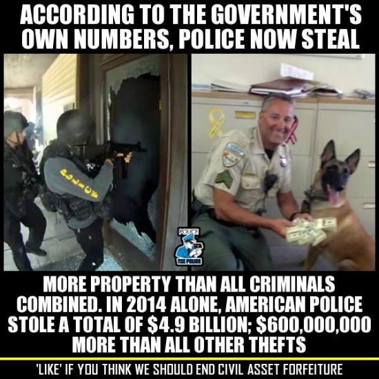 government steals