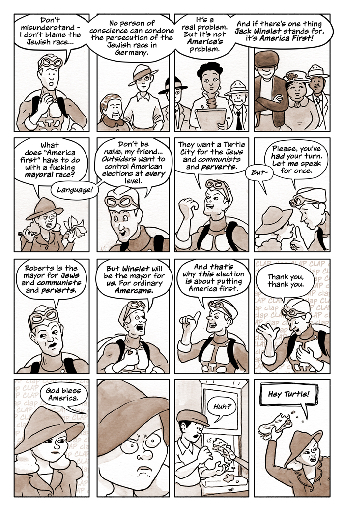 Hey turtle for the real americans