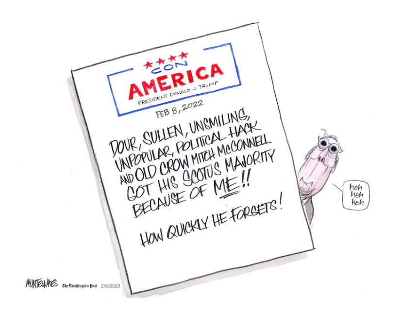 how quickly he forgets