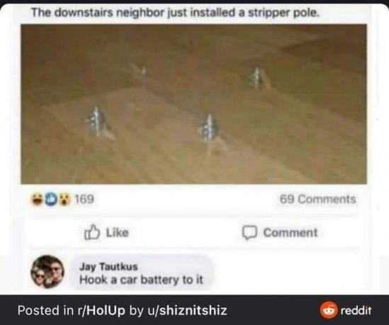 Installed a strippers pole