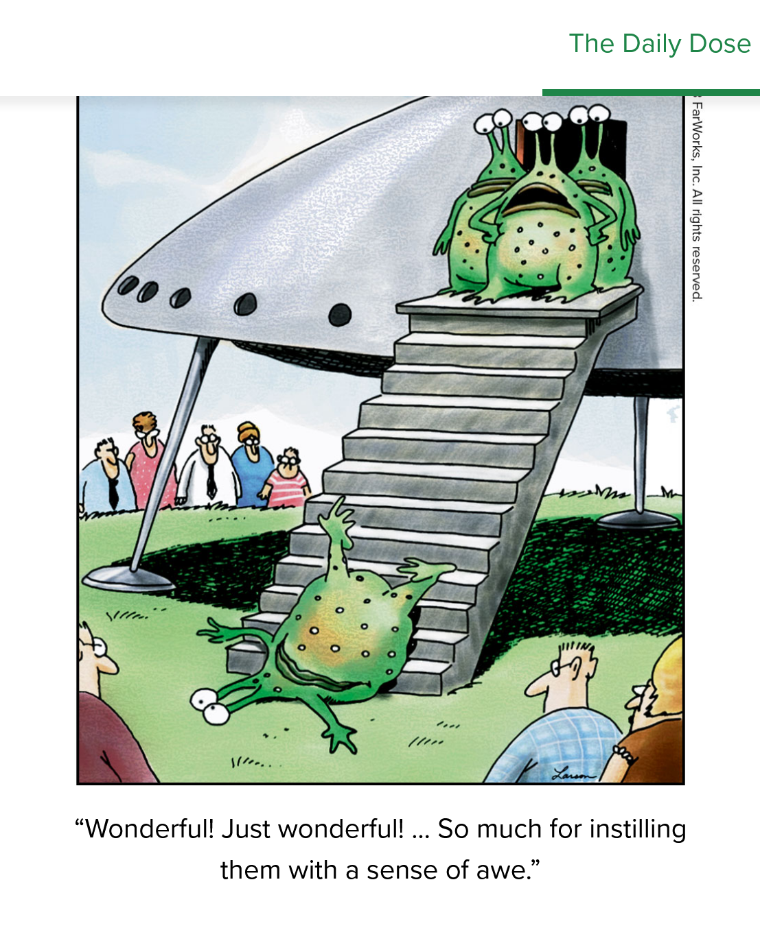 instill a sense of awe