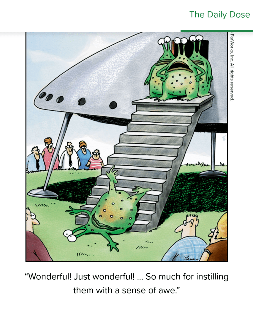 instill a sense of awe