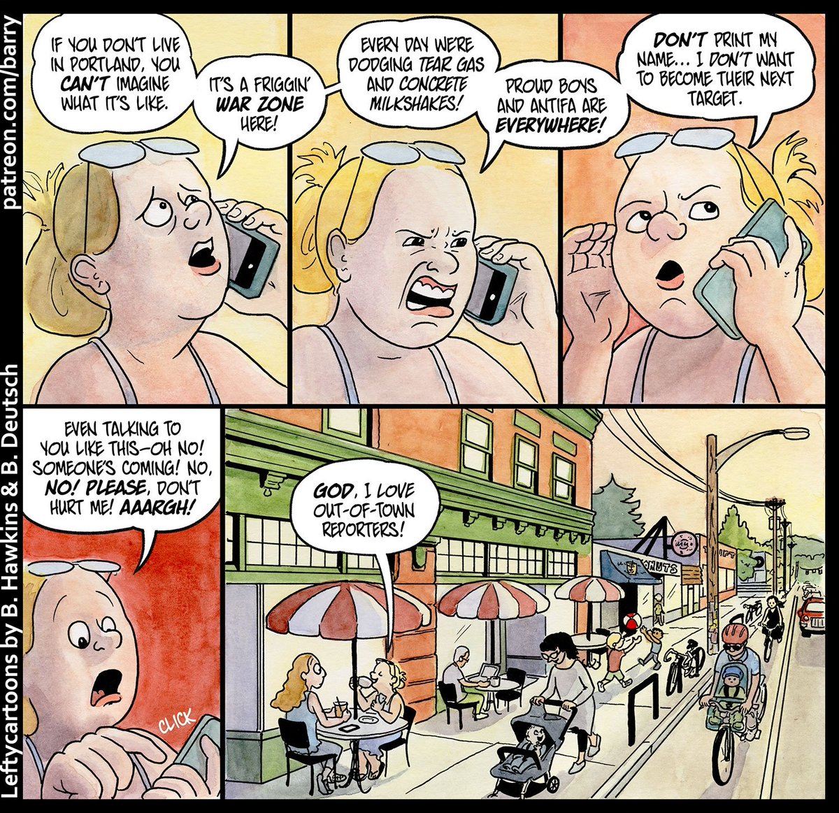 out of town reporters