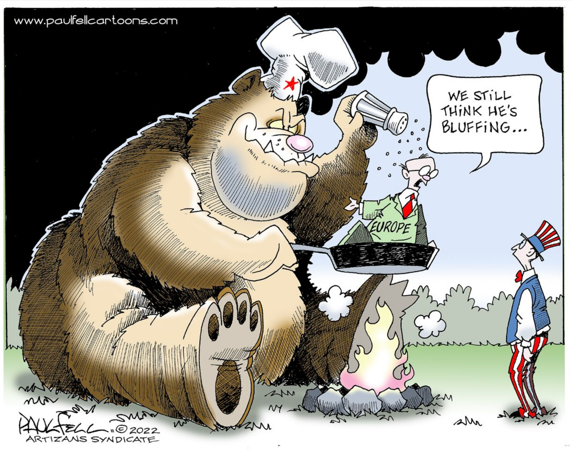 still think he is bluffing bear