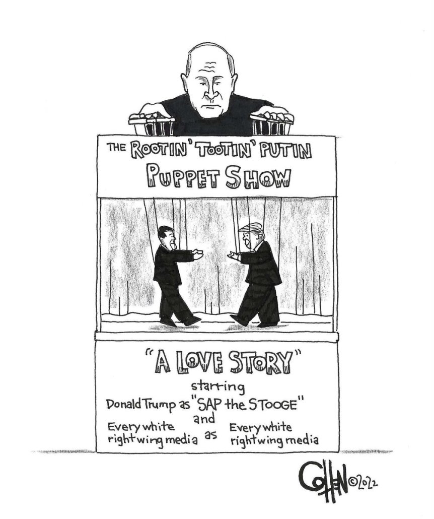 the rootin tootin Putin show