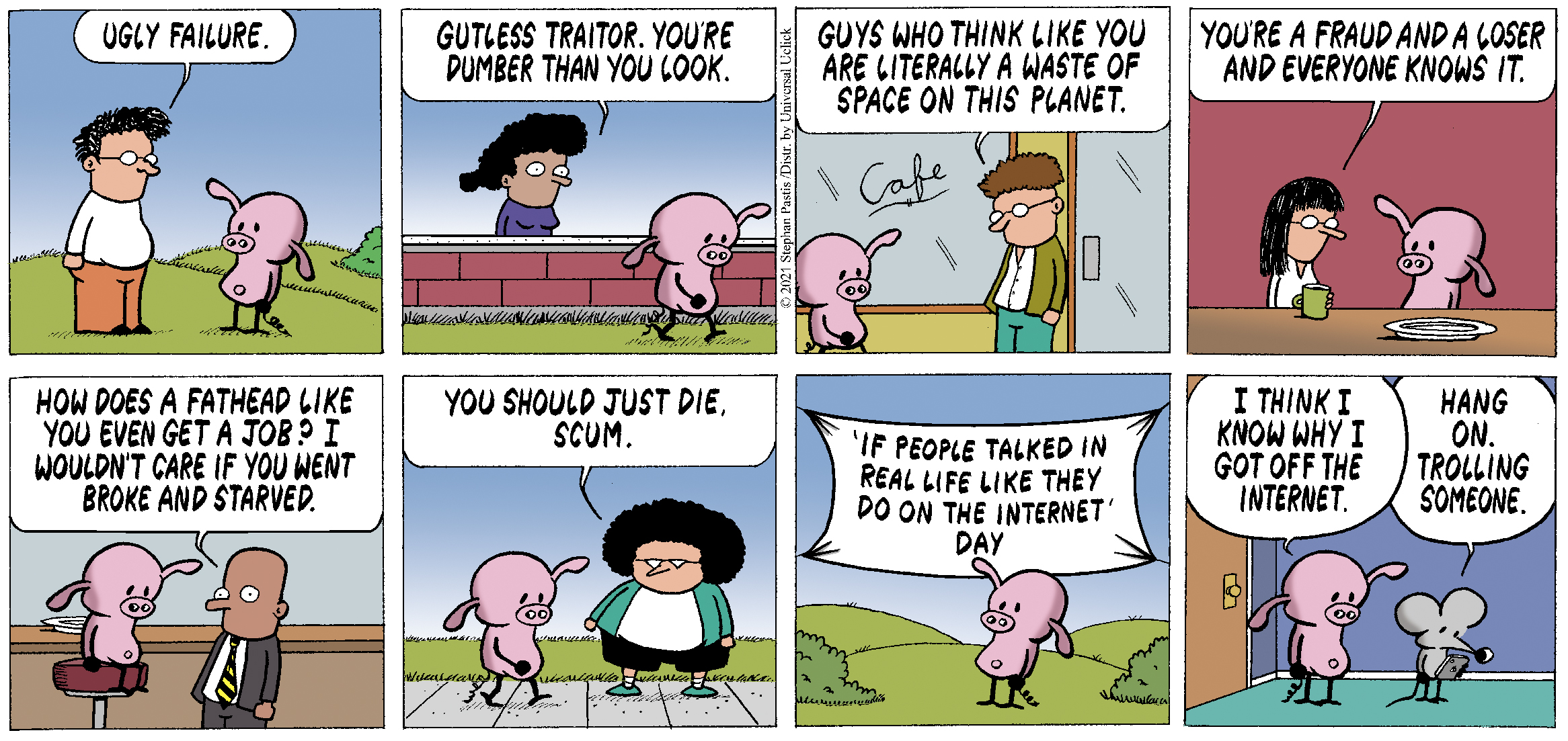 tlking on the internets