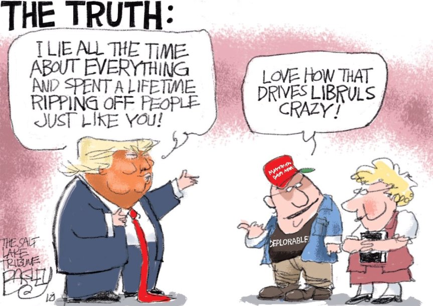 trump lies all the time