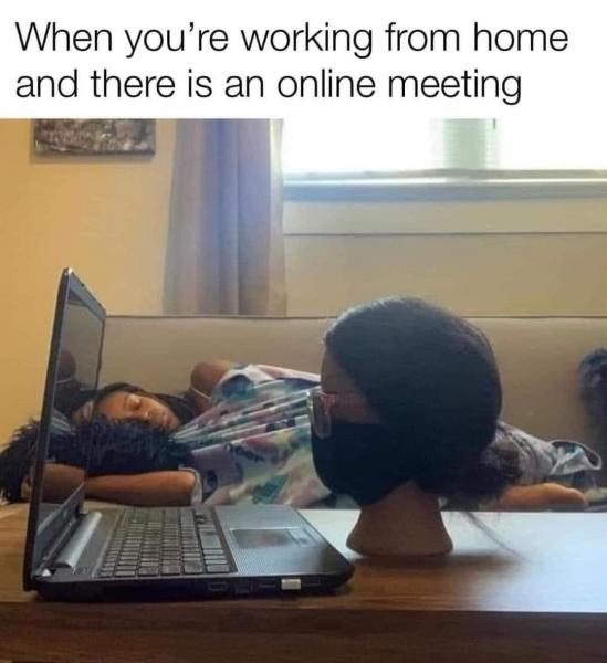 working from home