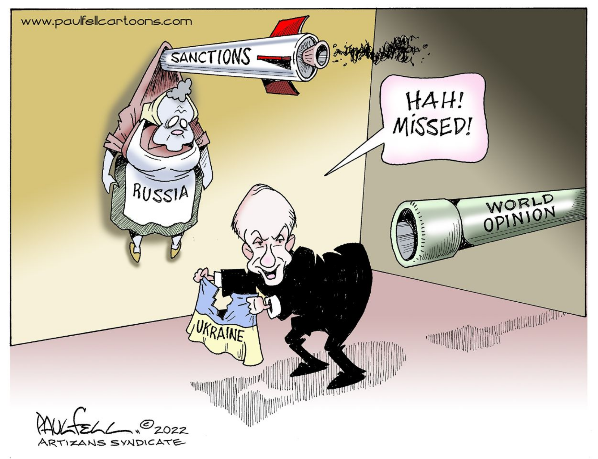 world opinion wont miss